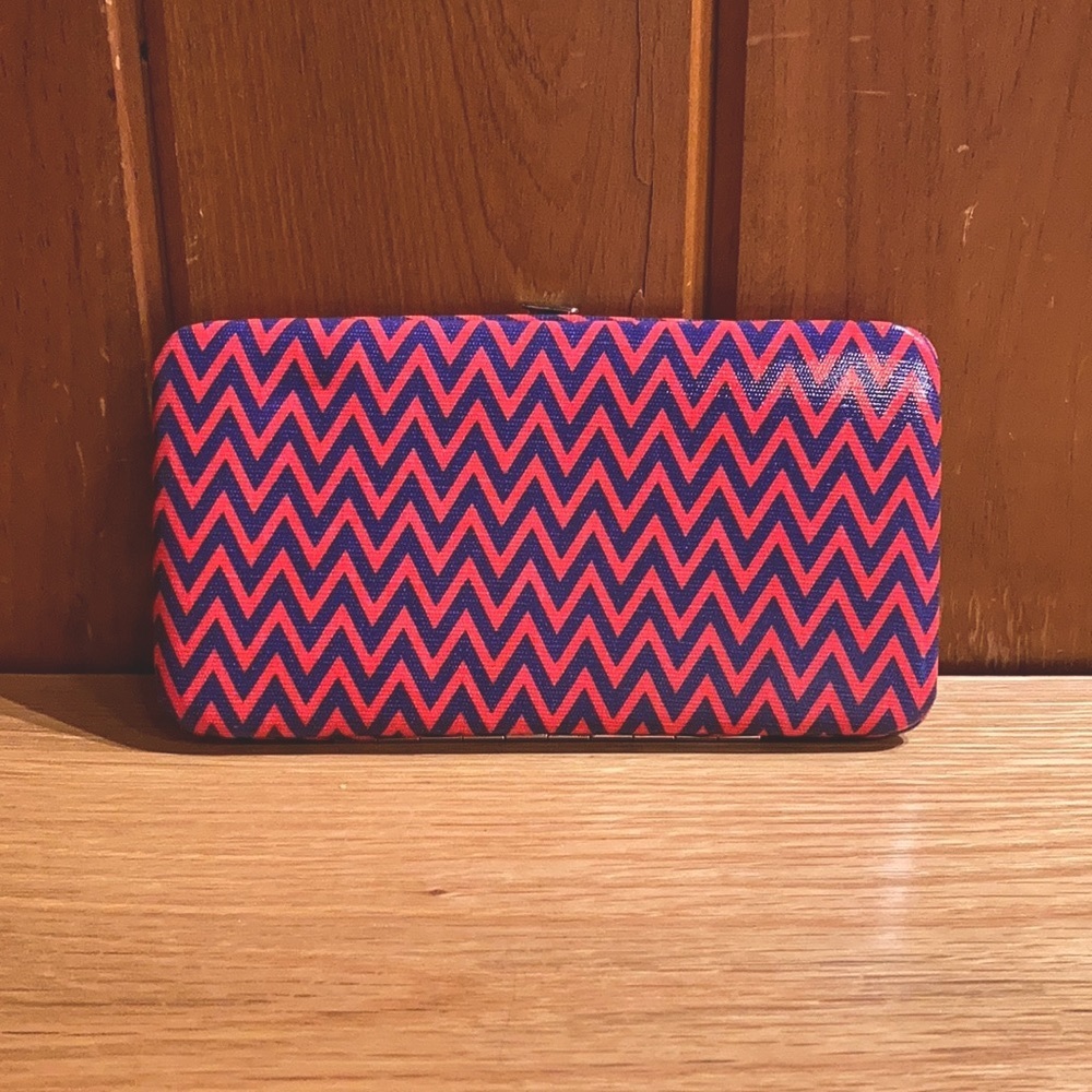 Pink & Purple Chevron Pattern Wallet